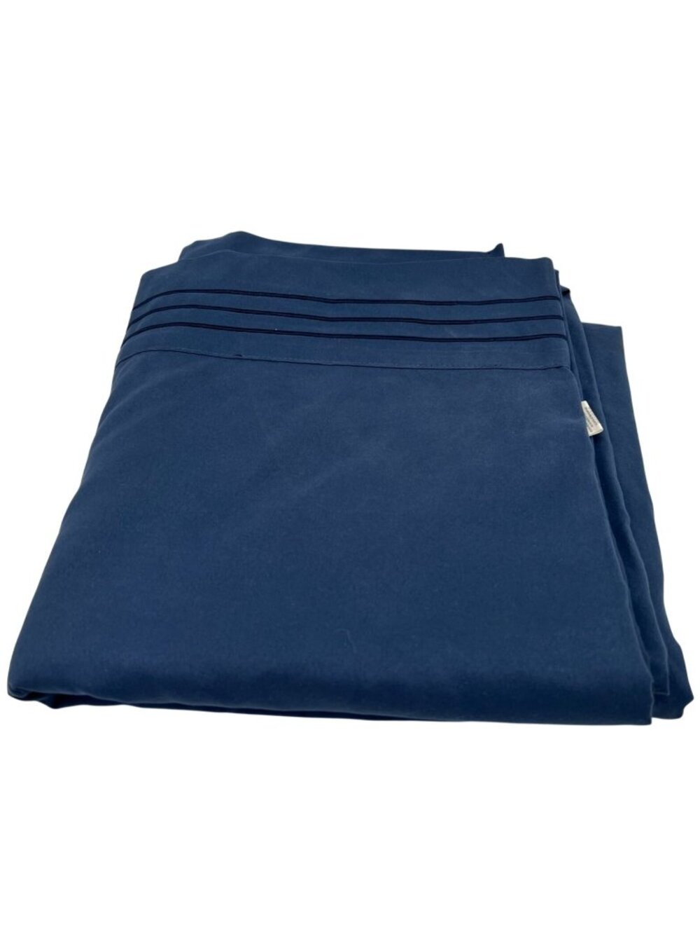 Better Homes & Gardens Classic Luxury 90x120 in Queen Flat Sheet Blue Bedding